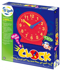 Gigo Standing Teaching Clock Alat Peraga Matematika