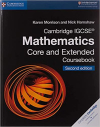 Cambridge IGCSE Mathematics: Core and Extended Coursebook