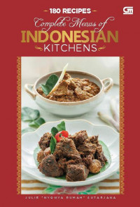 180 Recipes complete menus of Indonesian kitchens