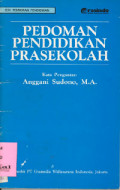 Pedoman Pendidikan Prasekolah