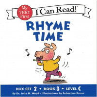 Rhyme Time - Box Set 2-Book 3-Level C - Learn To Read With Tug The Pup And Friends! - I Can Read! My Very First Box Series