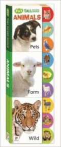 Animals 3 in 1 Tall Board Books Board book