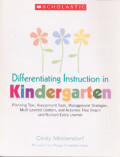 Differentiating Instruction in Kindergarten