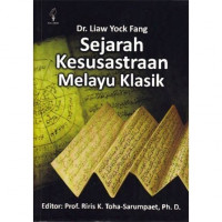 Sejarah Kesusastraan Melayu Klasik