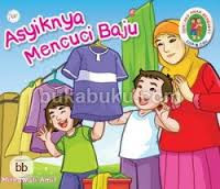 Asiknya Mencuci Baju