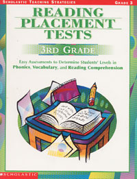 Reading Placement Tests : 3rd Grade