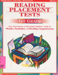 Reading Placement Test : 1st Grade